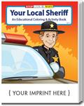 SC0152 Your Local Sheriff Coloring and Activity Book With Custom Imprint